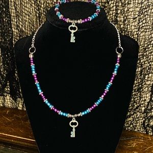 Hand crafted Necklace and Bracelet set.